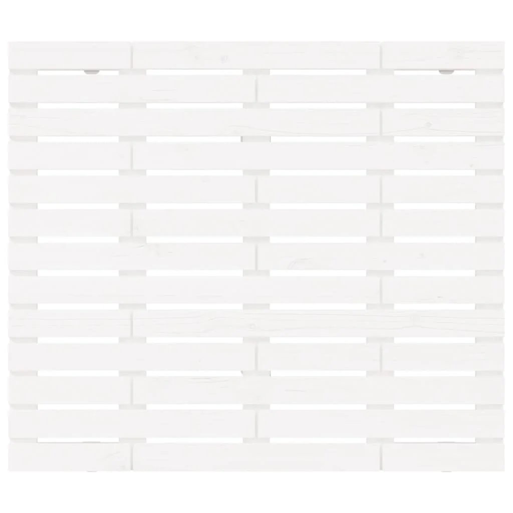 sengegavl 106x3x91,5 cm massivt fyrretræ hvid - Image 4