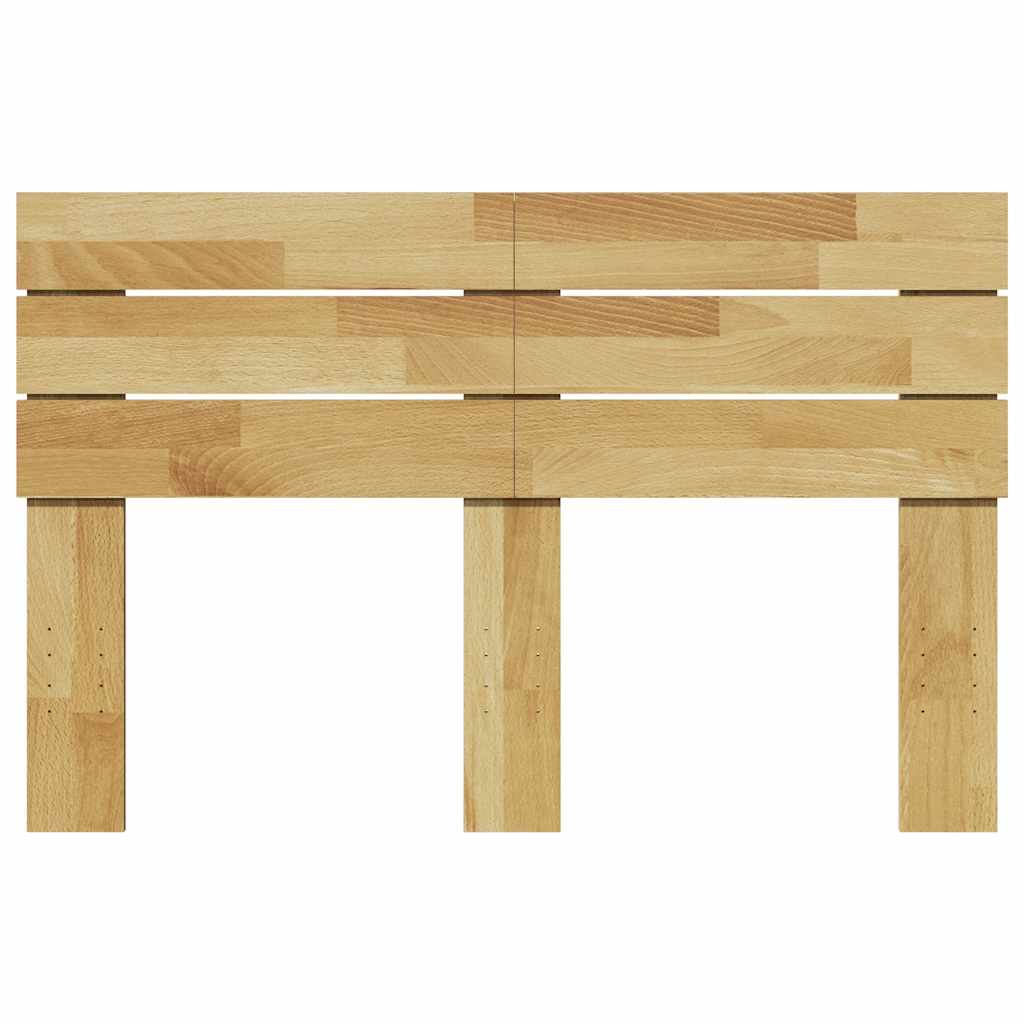 sengegavl 120 cm massivt træ eg - Image 4