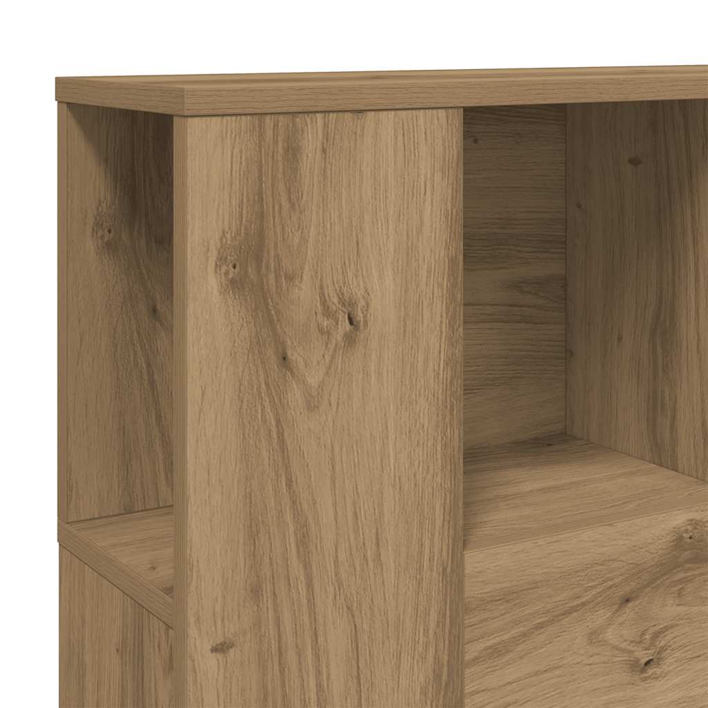 sengegavl 120x19x104,5 cm konstrueret træ kunsteg - Image 7