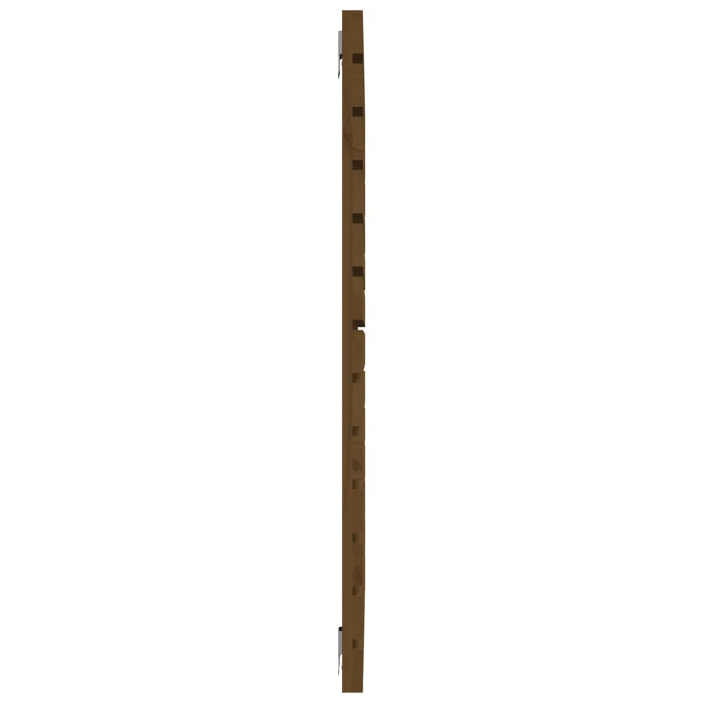 sengegavl 126x3x91,5 cm massivt fyrretræ gyldenbrun - Image 5