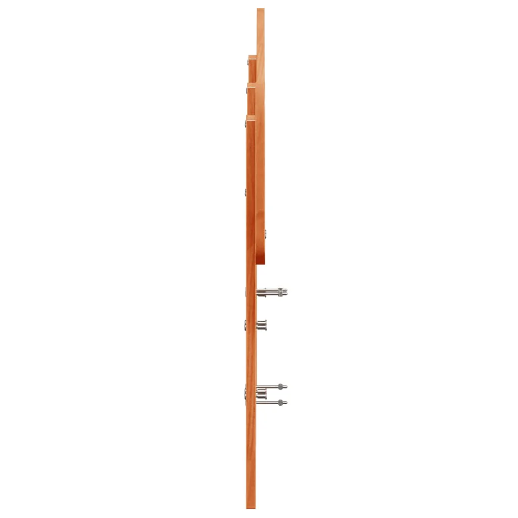 sengegavl 135 cm massivt fyrretræ gyldenbrun - Image 5