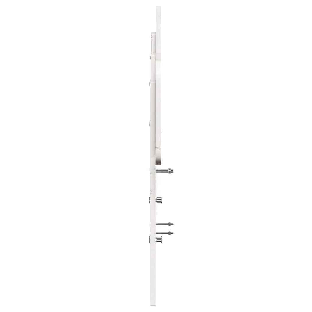 sengegavl 140 cm massivt fyrretræ hvid - Image 5