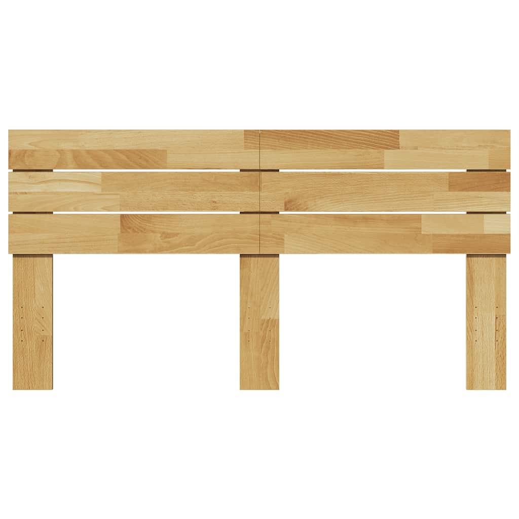 sengegavl 140 cm massivt træ eg - Image 4