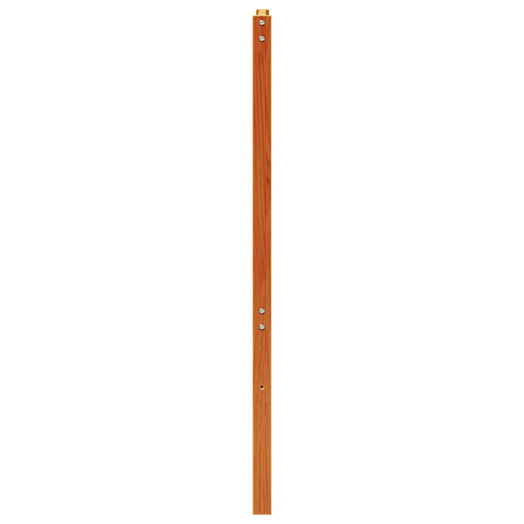 sengegavl 150 cm massivt fyrretræ gyldenbrun - Image 5