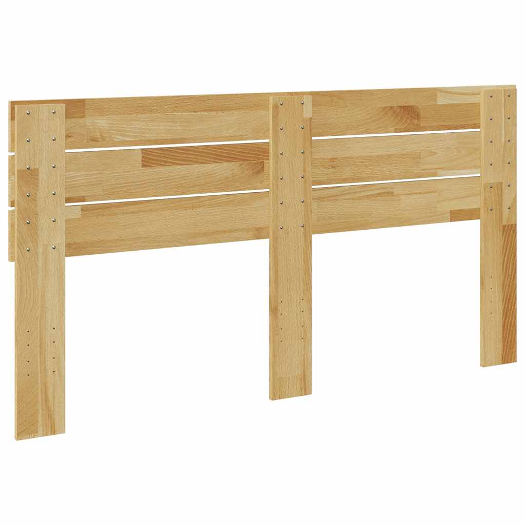 sengegavl 150 cm massivt træ eg - Image 6