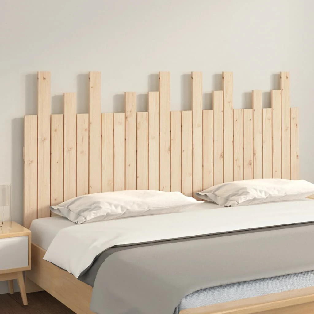 sengegavl 159,5x3x80 cm massivt fyrretræ - Image 3