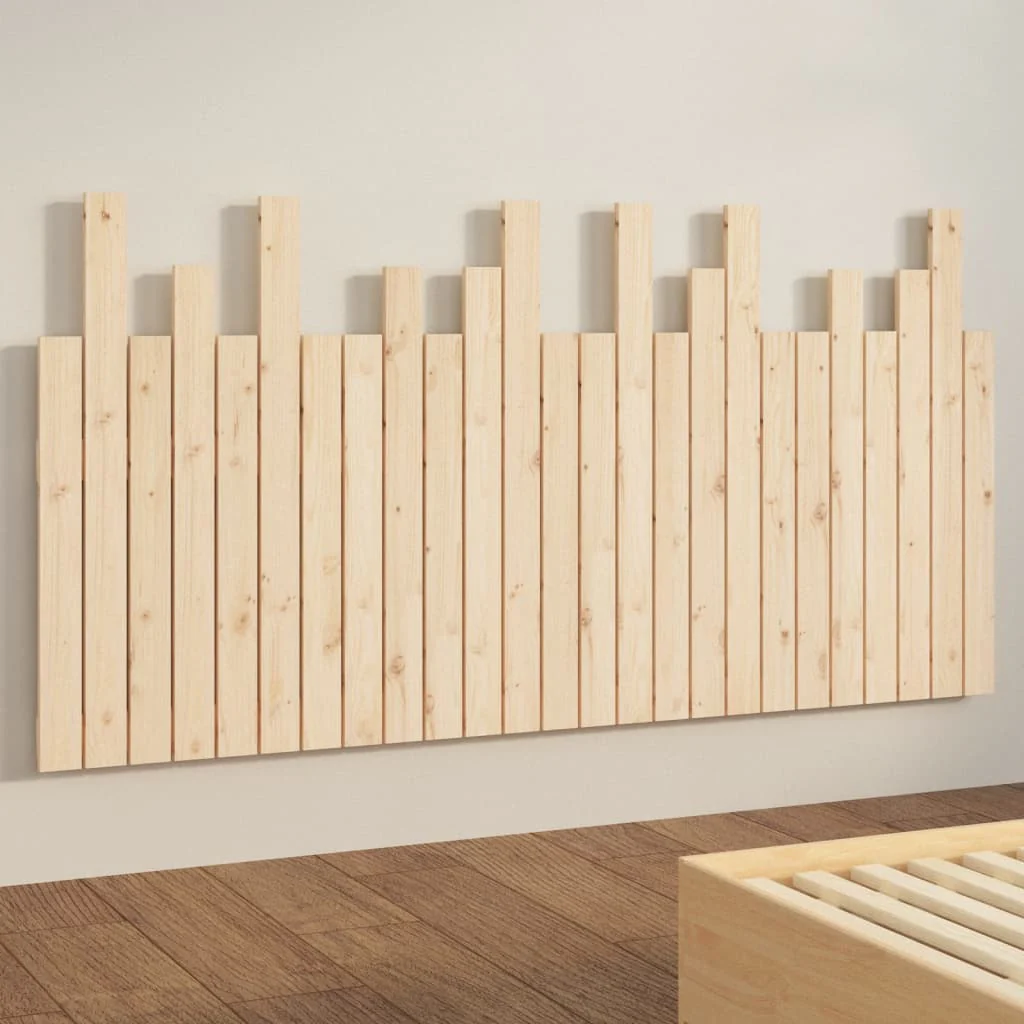 sengegavl 159,5x3x80 cm massivt fyrretræ - Image 4