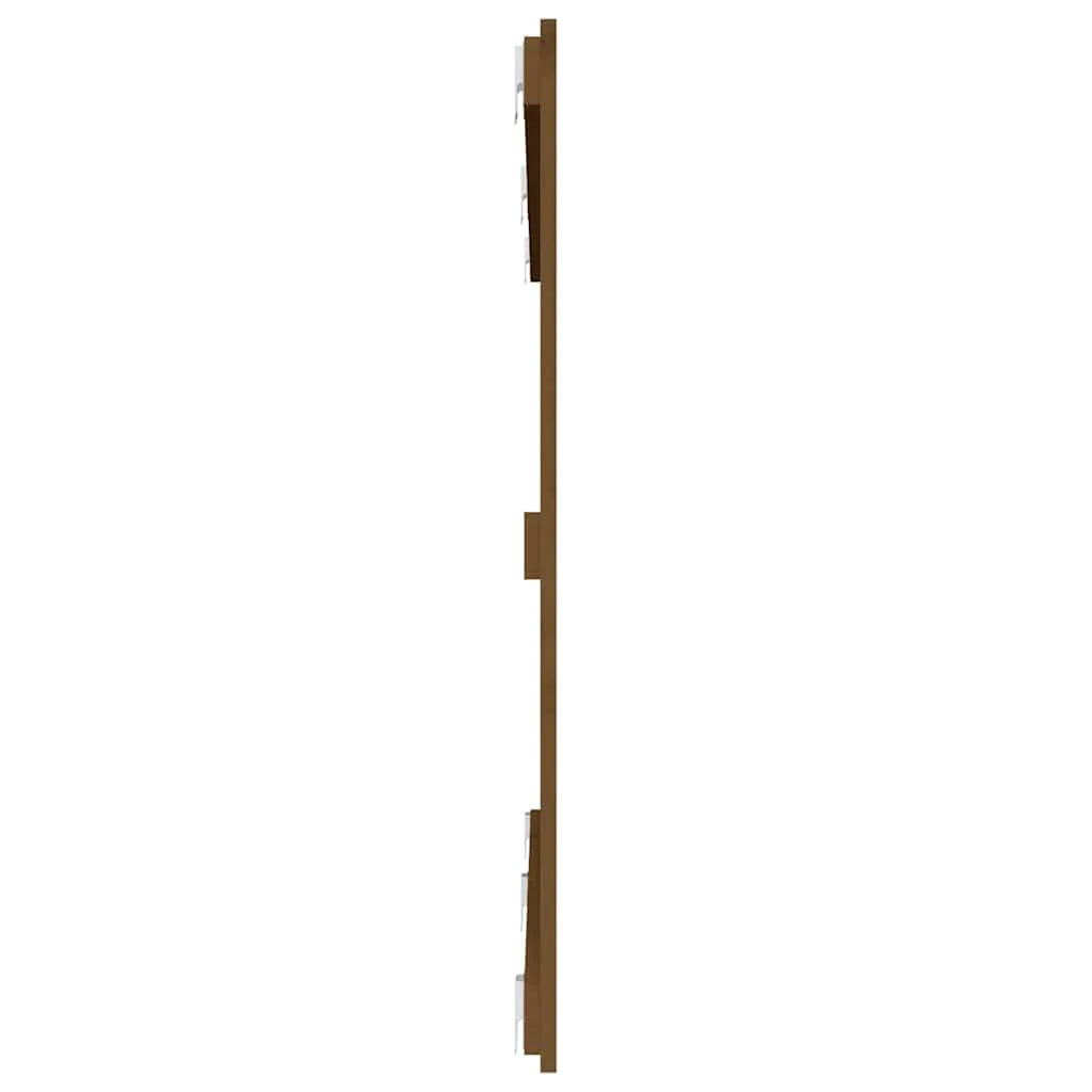 sengegavl 159,5x3x90 cm massivt fyrretræ gyldenbrun - Image 5