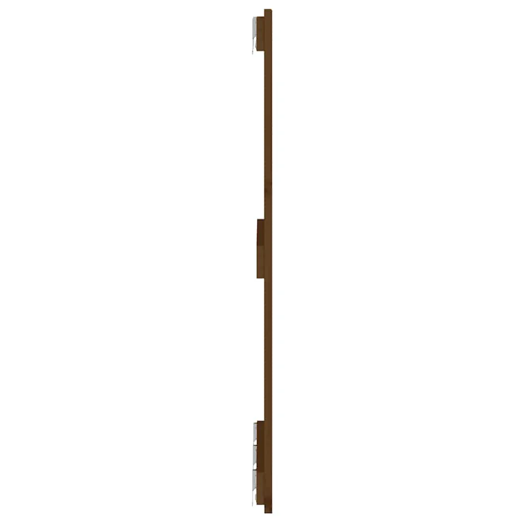 sengegavl 166x3x90 cm massivt fyrretræ gyldenbrun - Image 5