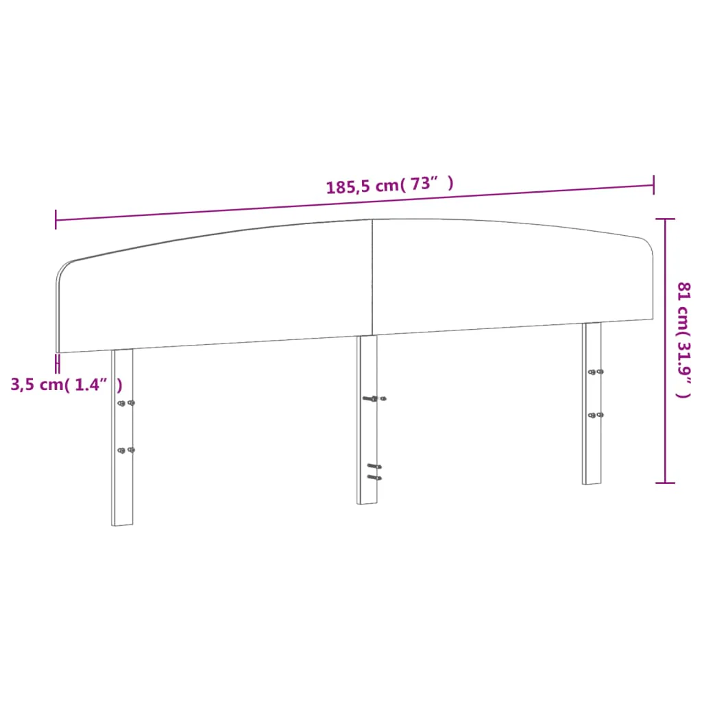 sengegavl 180 cm massivt fyrretræ - Image 8