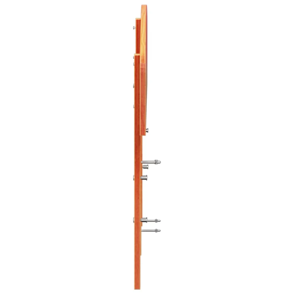 sengegavl 180 cm massivt fyrretræ gyldenbrun - Image 5