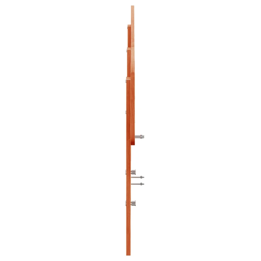 sengegavl 200 cm massivt fyrretræ gyldenbrun - Image 5
