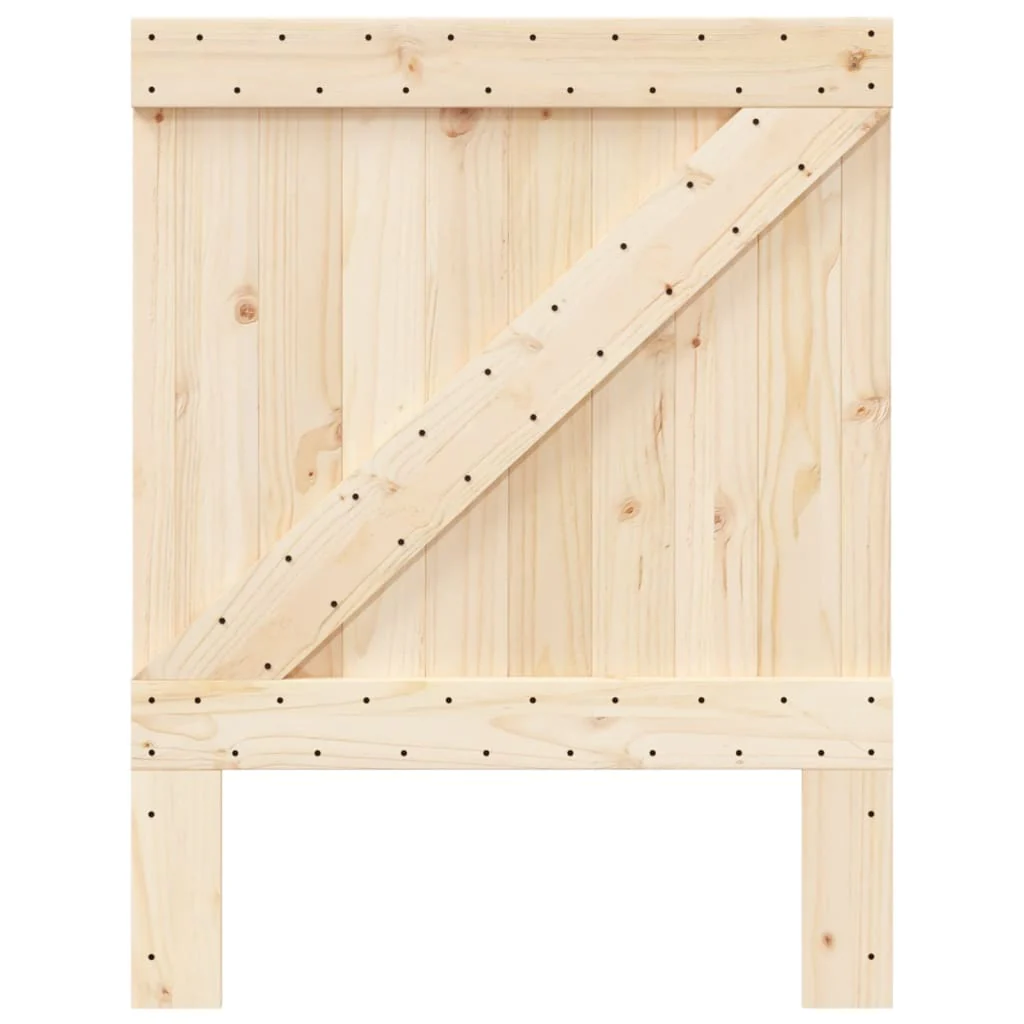 sengegavl 80x104 cm massivt fyrretræ - Image 3
