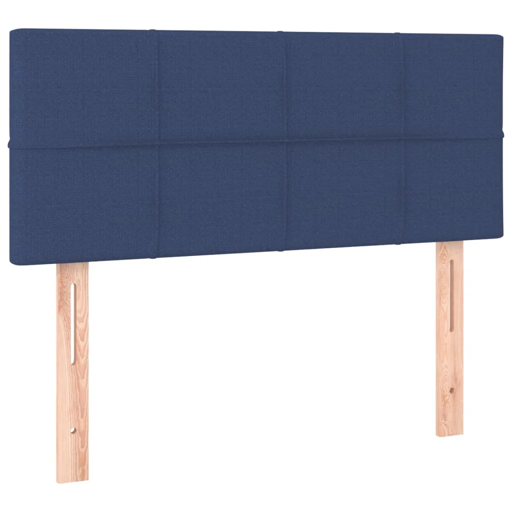 sengegavl 80x5x78/88 cm stof blå - Image 2