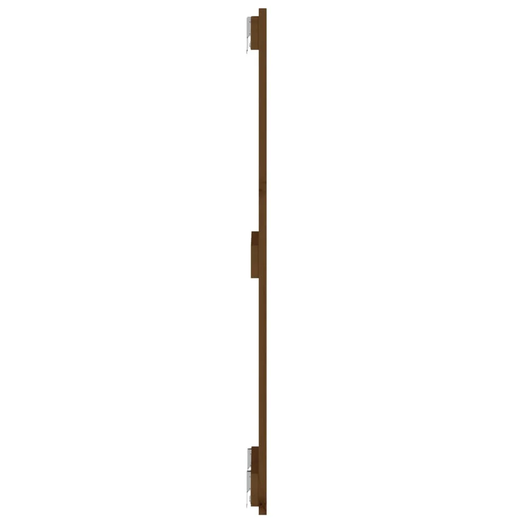 sengegavl 82,5x3x90 cm massivt fyrretræ gyldenbrun - Image 5