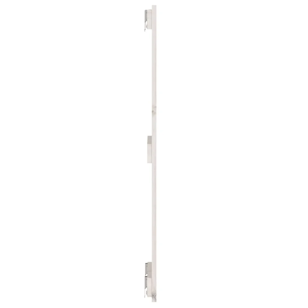sengegavl 82,5x3x90 cm massivt fyrretræ hvid - Image 5