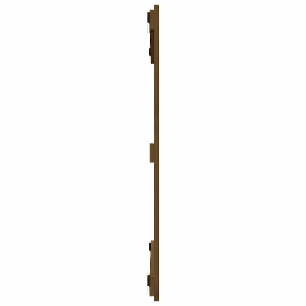 sengegavl 95,5x3x90 cm massivt fyrretræ gyldenbrun - Image 5