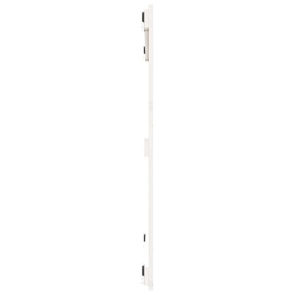 sengegavl 95,5x3x90 cm massivt fyrretræ hvid - Image 5
