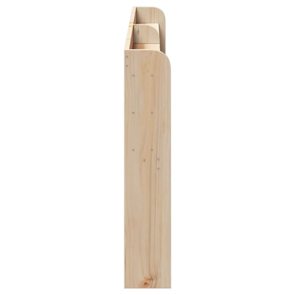 sengegavl med hylder 180 cm massivt fyrretræ - Image 4