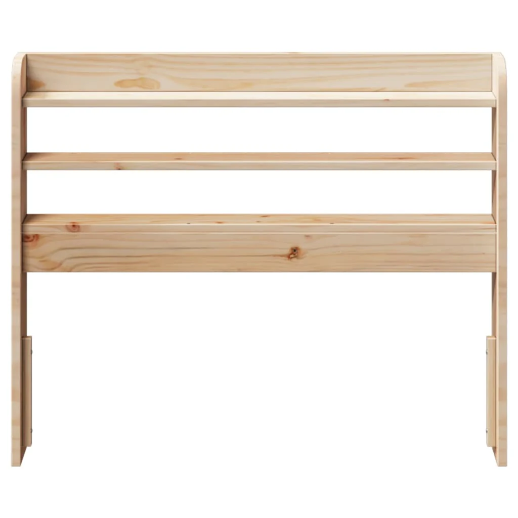 sengegavl med hylder 90 cm massivt fyrretræ - Image 3