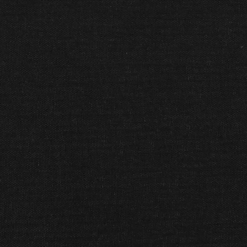 sengegavle 160x5x78/88 cm stof sort - Image 7