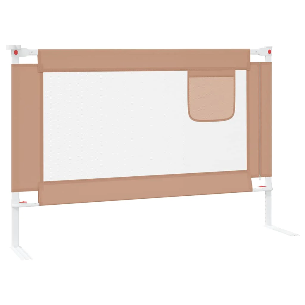 sengehest 100x25 cm stof gråbrun - Image 5