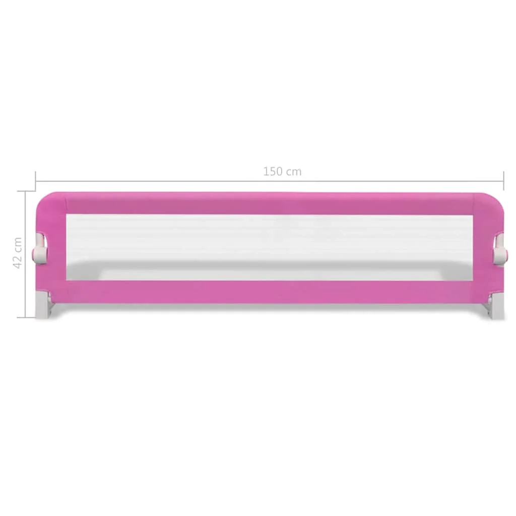 sengehest til børn 2 stk. 150 x 42 cm pink - Image 7