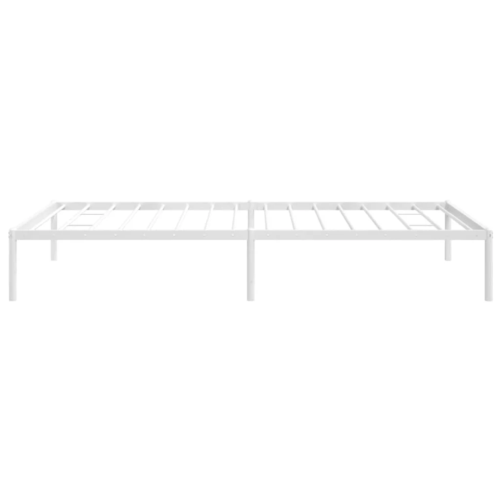 sengeramme 100x200 cm metal hvid - Image 6