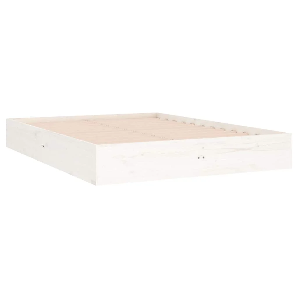 sengeramme 120x190 cm Small Double massivt træ hvid - Image 3