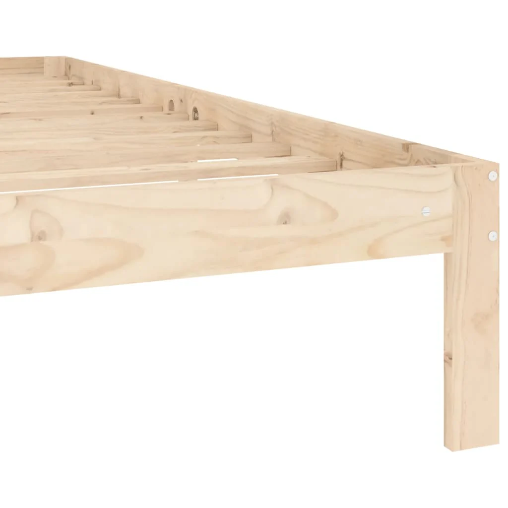 sengeramme 140x200 cm massivt fyrretræ - Image 6