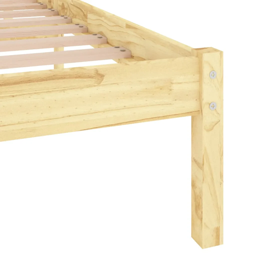 sengeramme 150x200 cm massivt træ - Image 6