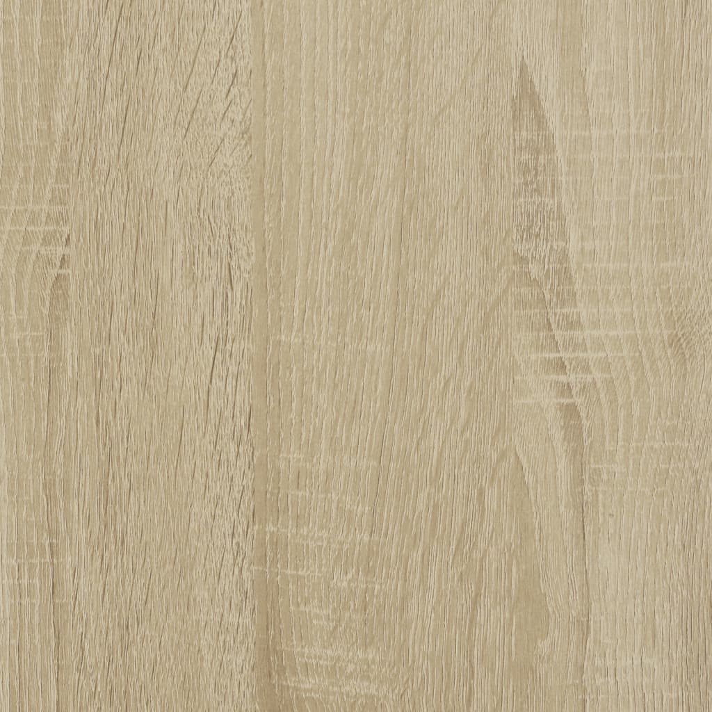 sengeramme 75x190 cm konstrueret træ sonoma-eg - Image 8