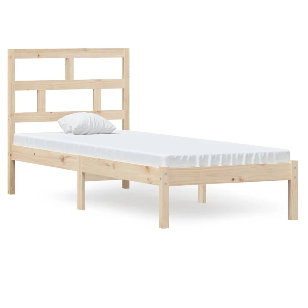 sengeramme 75x190 cm Small Single massivt træ - Image 2