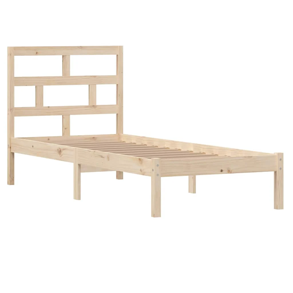 sengeramme 75x190 cm Small Single massivt træ - Image 3