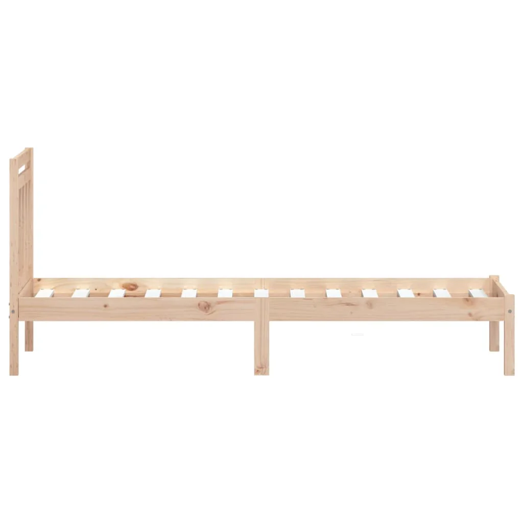 sengeramme 75x190 cm Small Single massivt træ - Image 5