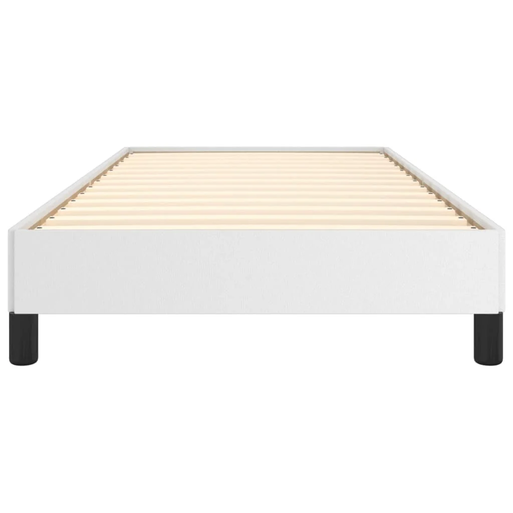 sengeramme 80x200 cm kunstlæder hvid - Image 5