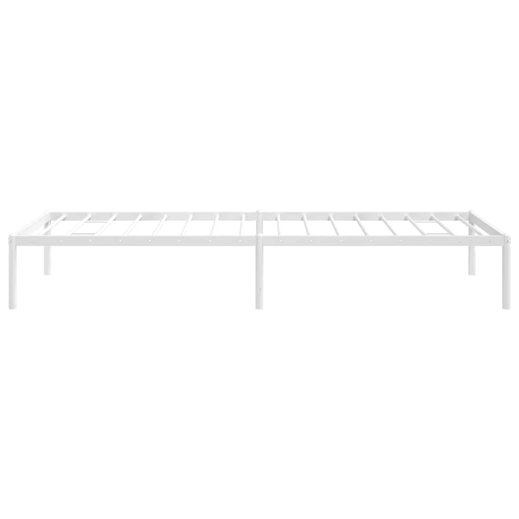 sengeramme 80x200 cm metal hvid - Image 6
