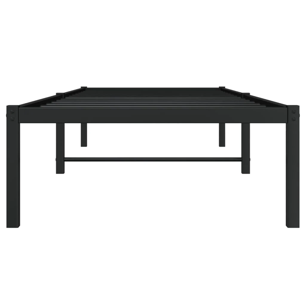 sengeramme 80x200 cm metal sort - Image 5
