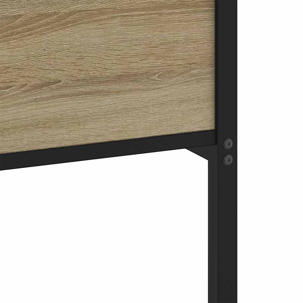sengeramme 80x200 cm uden madras konstrueret træ sonoma-eg - Image 7