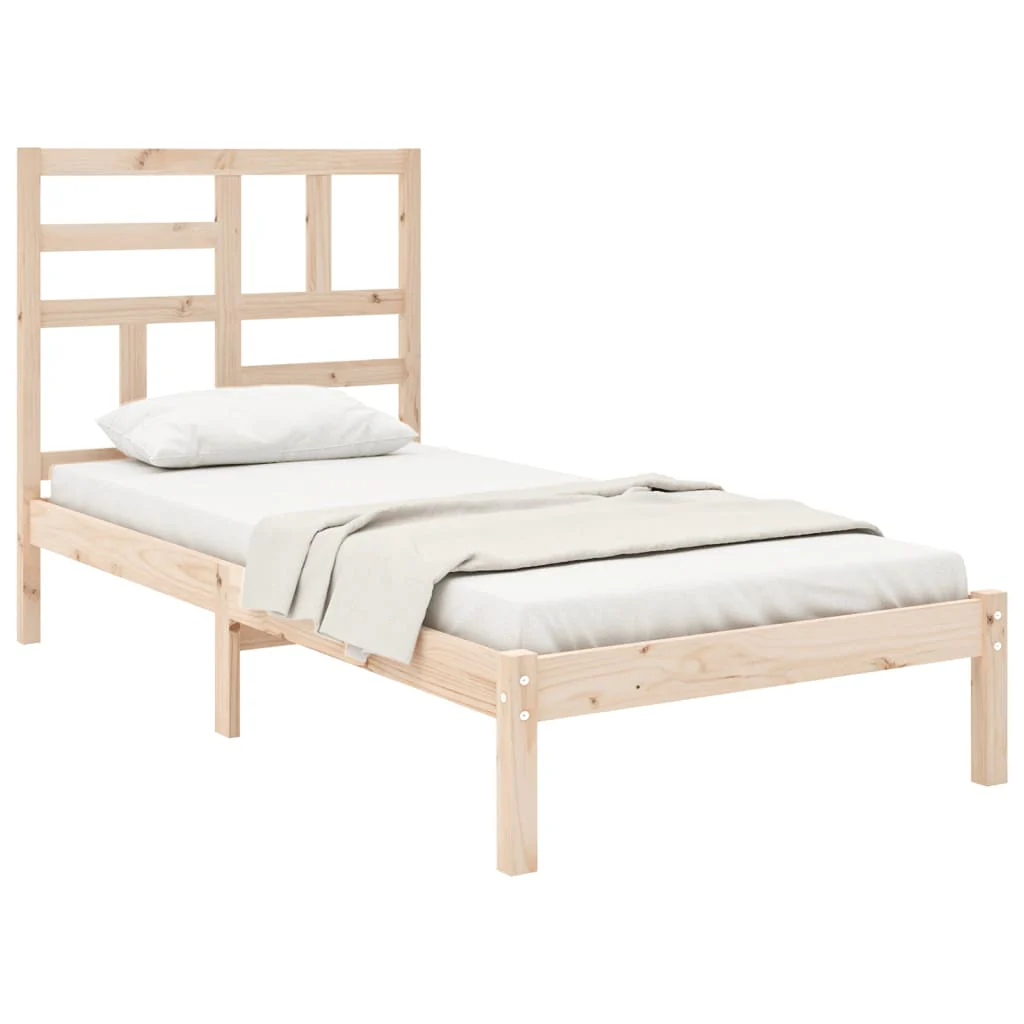 sengeramme 90x190 cm massivt træ - Image 3