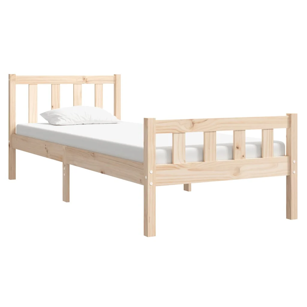 sengeramme 90x190 cm massivt træ - Image 3