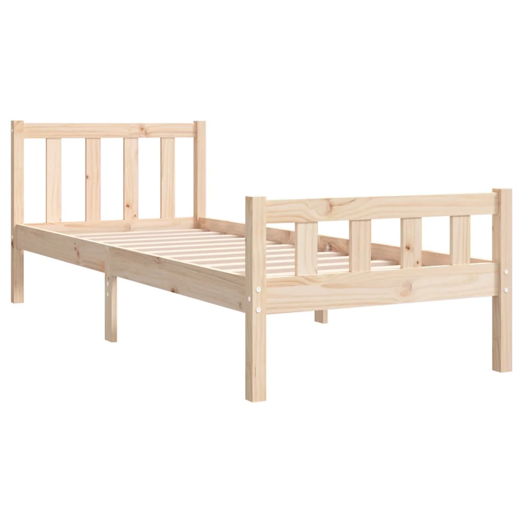 sengeramme 90x190 cm massivt træ - Image 4