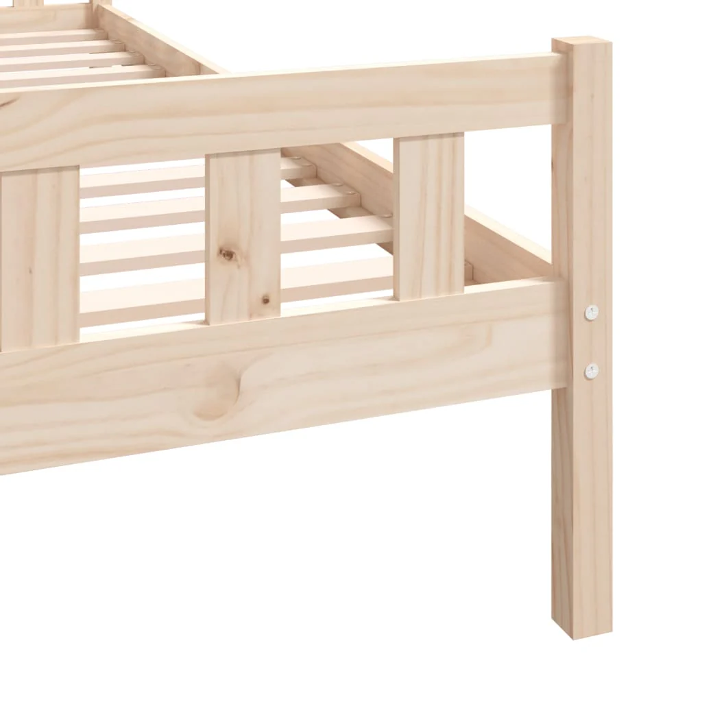 sengeramme 90x190 cm massivt træ - Image 7