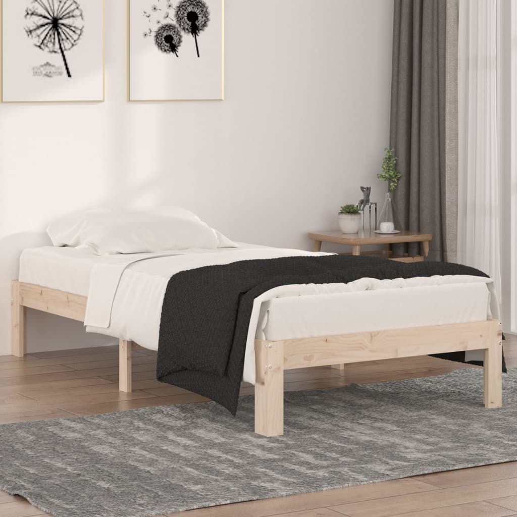 sengeramme 90x190 cm massivt træ