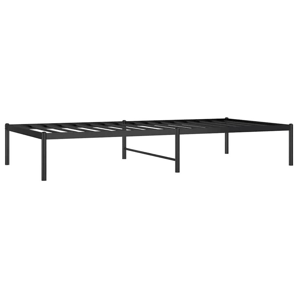 sengeramme 90x190 cm metal sort - Image 3