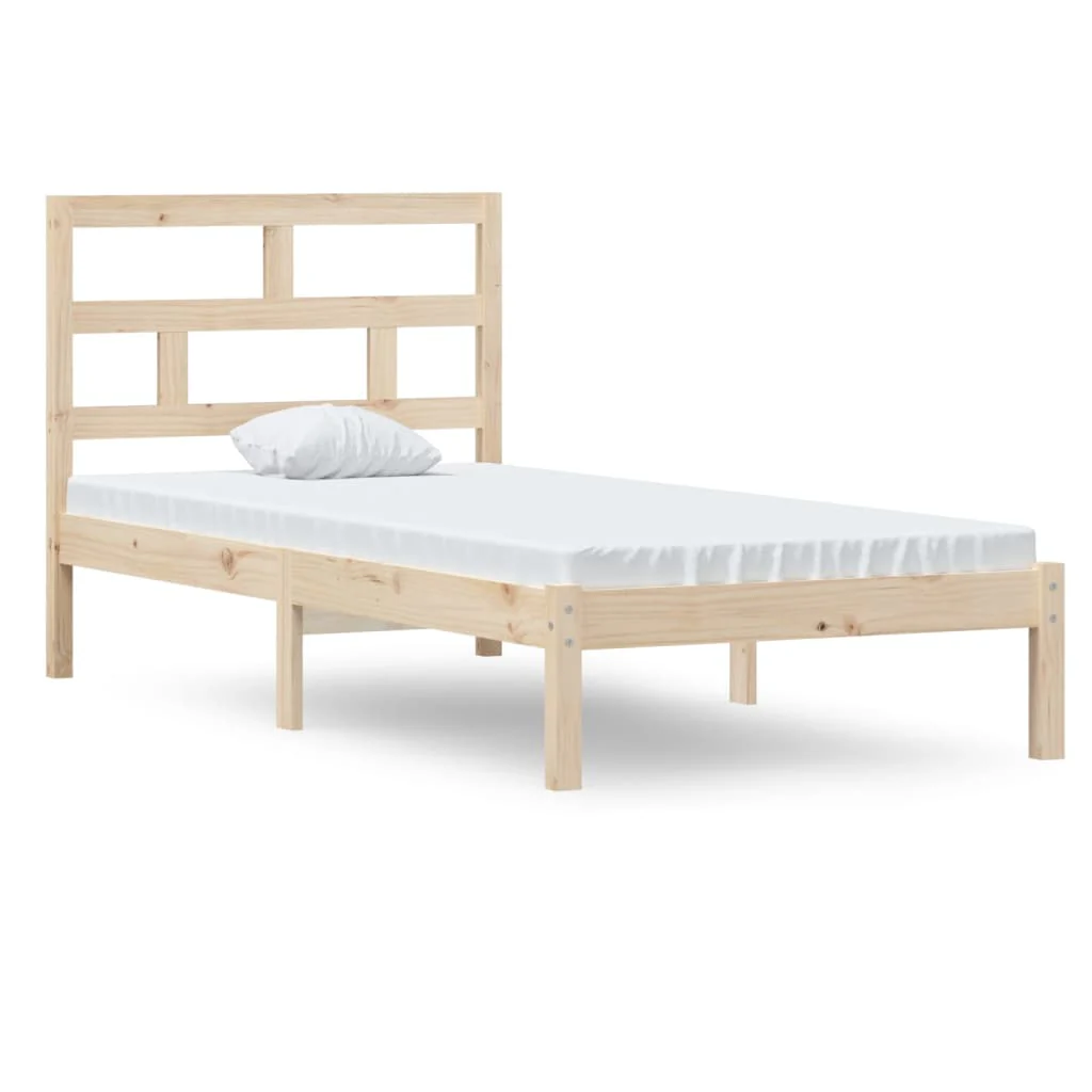 sengeramme 90x190 cm Single massivt træ - Image 2