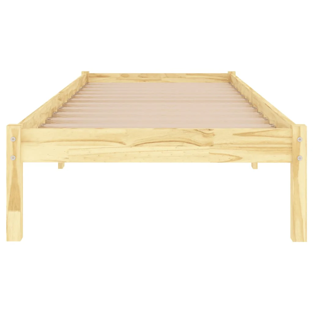 sengeramme 90x200 cm massivt fyrretræ - Image 4