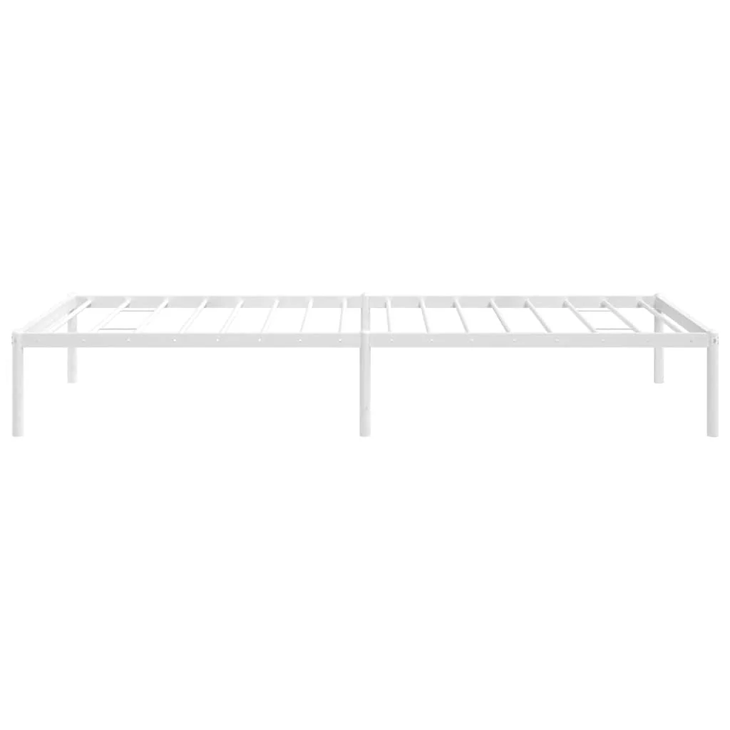 sengeramme 90x200 cm metal hvid - Image 6