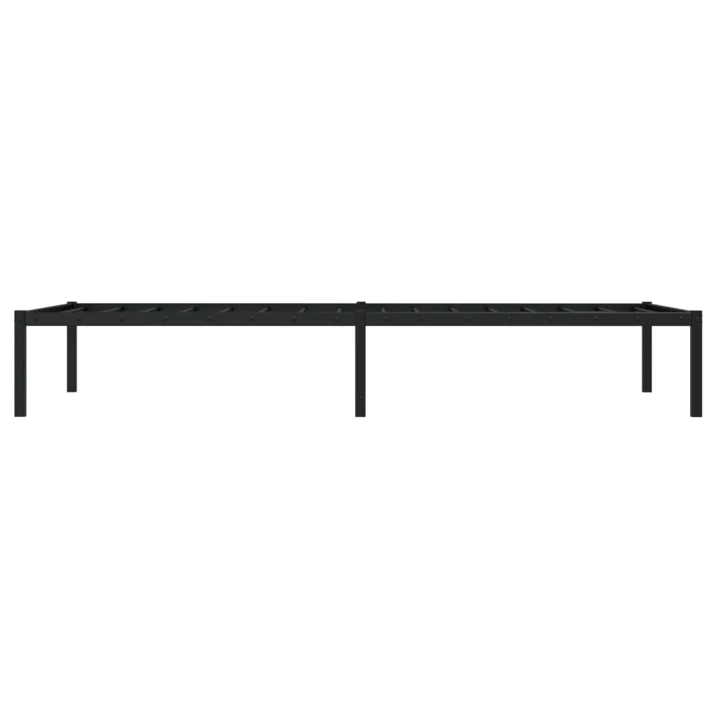 sengeramme 90x200 cm metal sort - Image 6