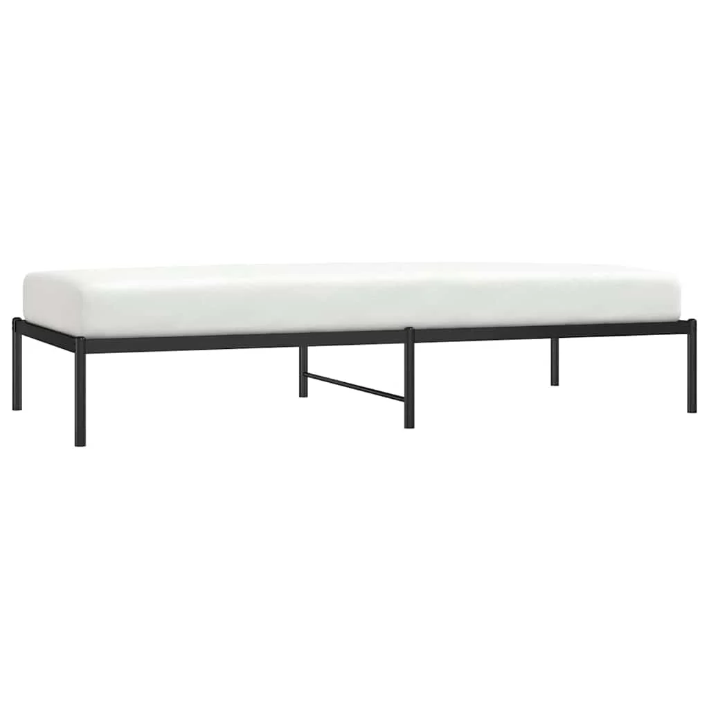 sengeramme 90x200 cm metal sort - Image 4